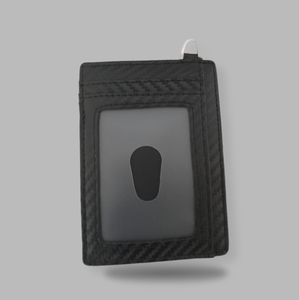 Faux carbon fiber minimal wallet